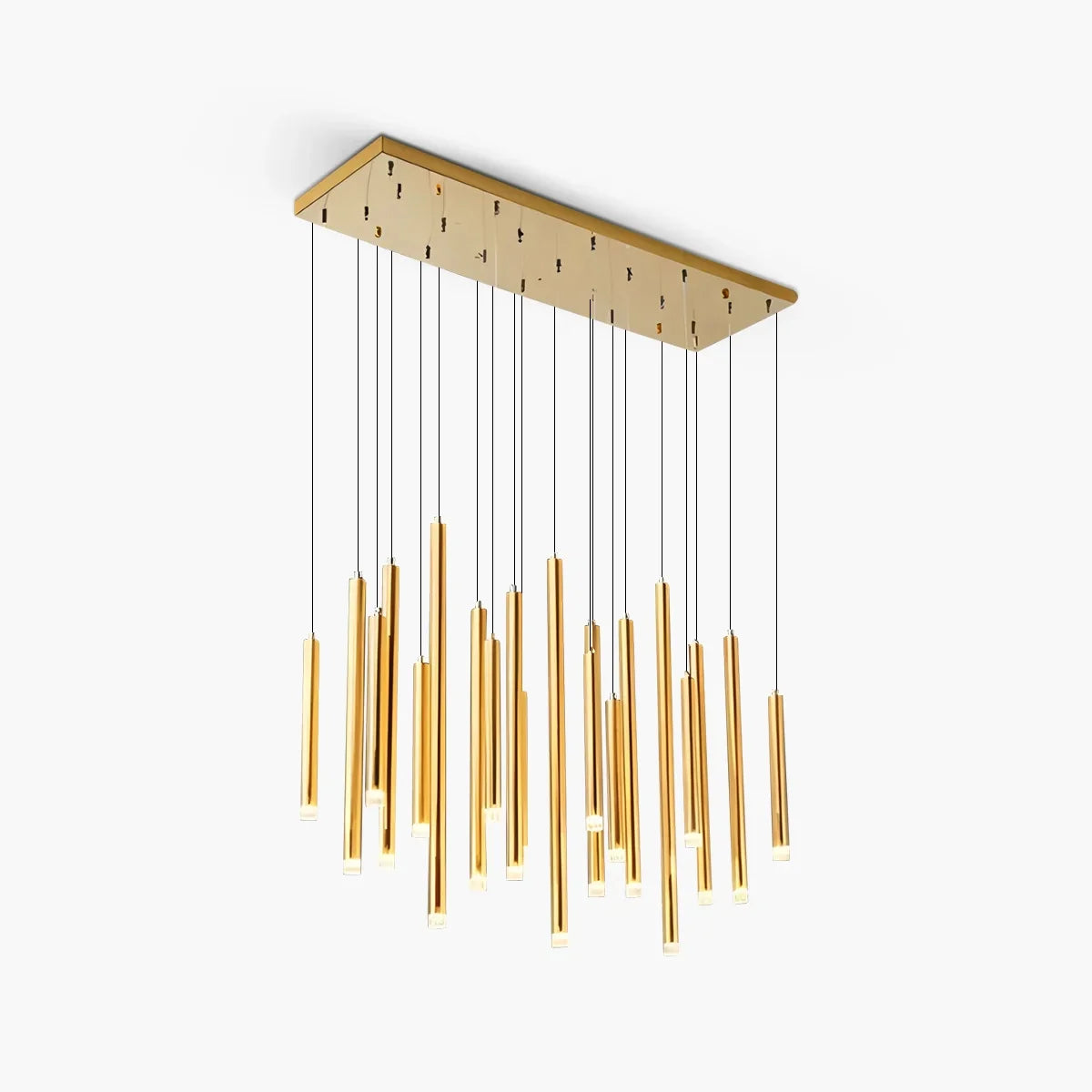 flairel Modern Luxury Large Long Cylindrical Chandelier