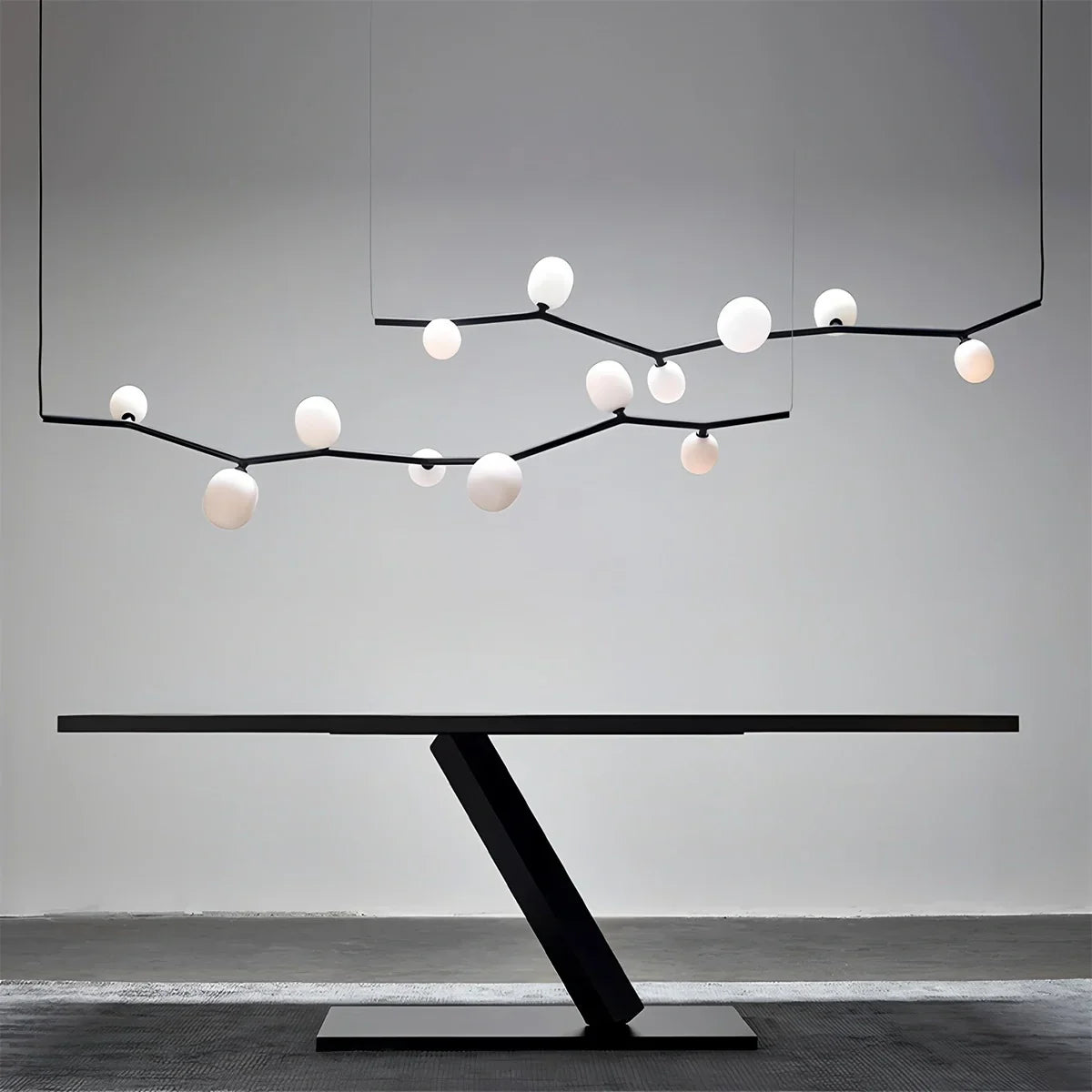 flairel Nordic Creative Tree Branch Glass Chandelier