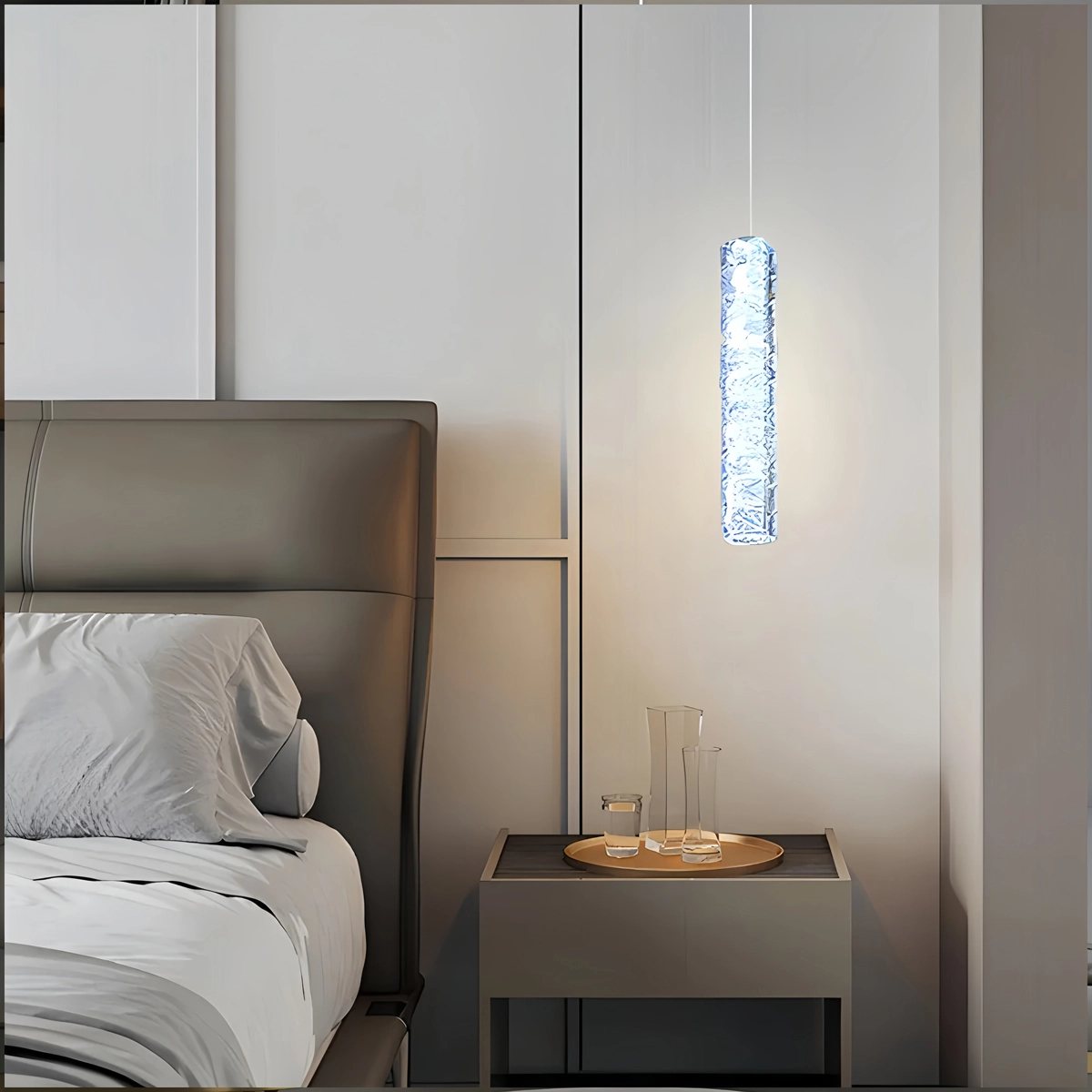 flairel Nordic Crystal LED Chandelier