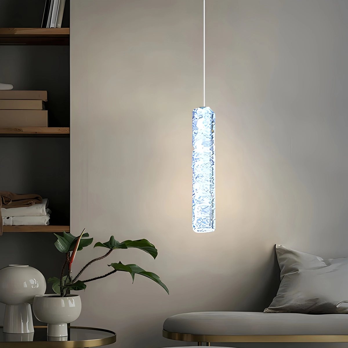 flairel Nordic Crystal LED Chandelier