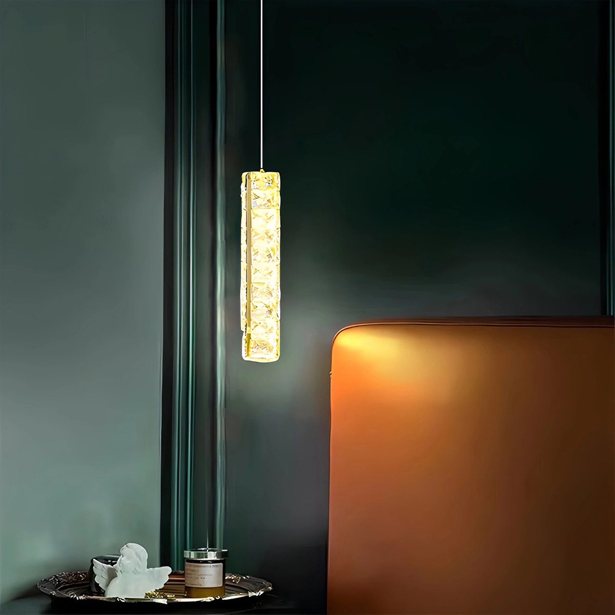 flairel Nordic Crystal LED Chandelier
