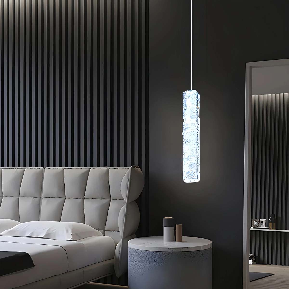 flairel Nordic Crystal LED Chandelier