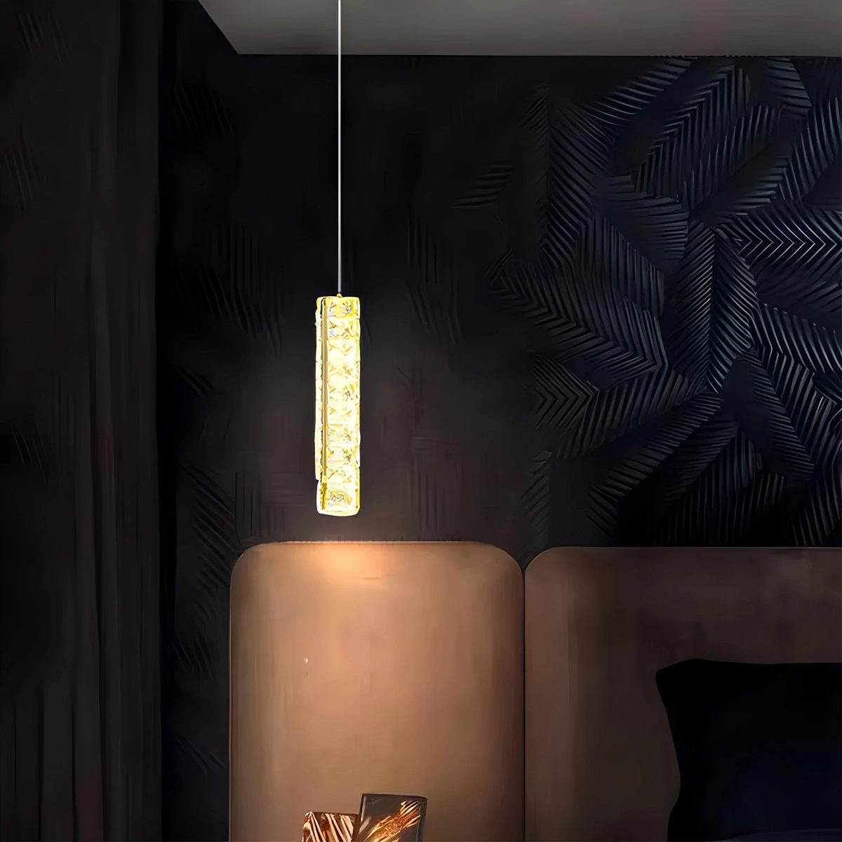 flairel Nordic Crystal LED Chandelier