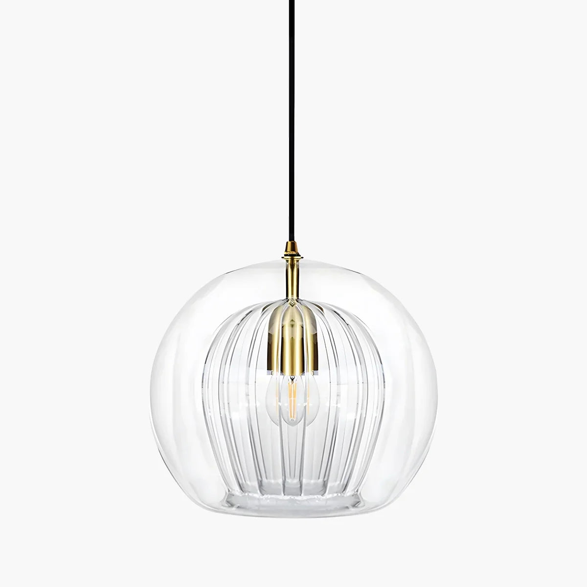 flairel Nordic Glass Globe Pendant Light for Modern Interiors
