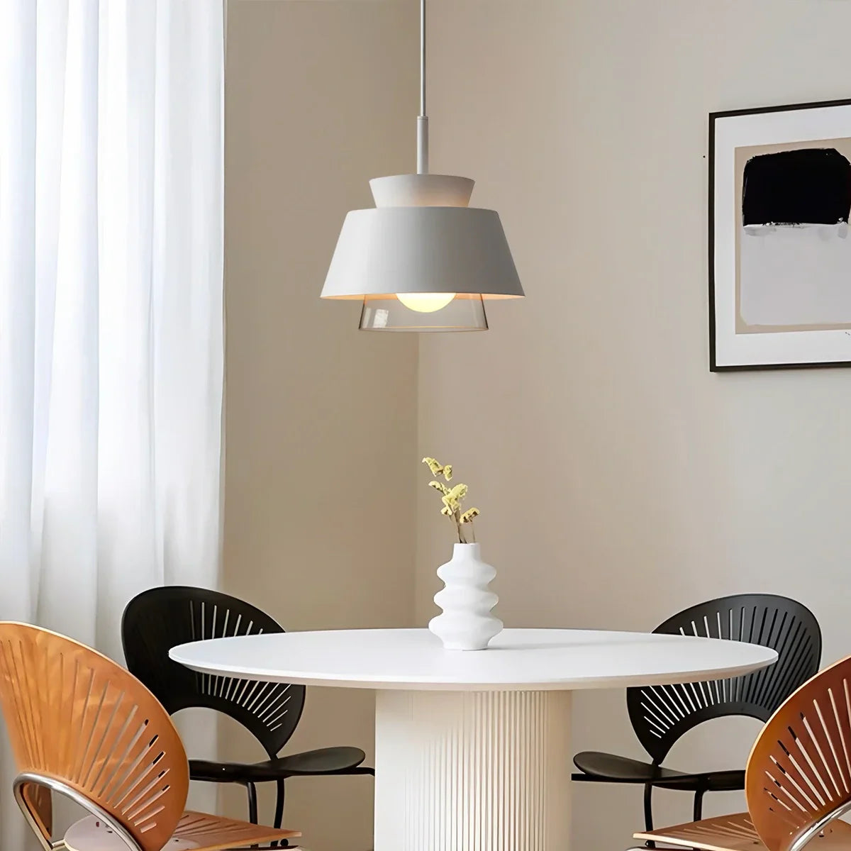 flairel Nordic Minimalist Colored Pendant Light