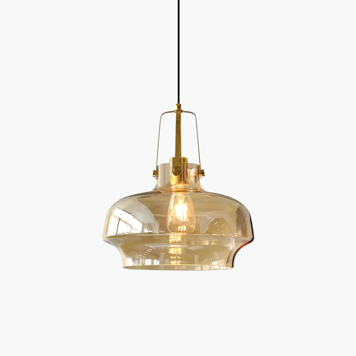 flairel Nordic Minimalist Dining Room Glass Pendant Light