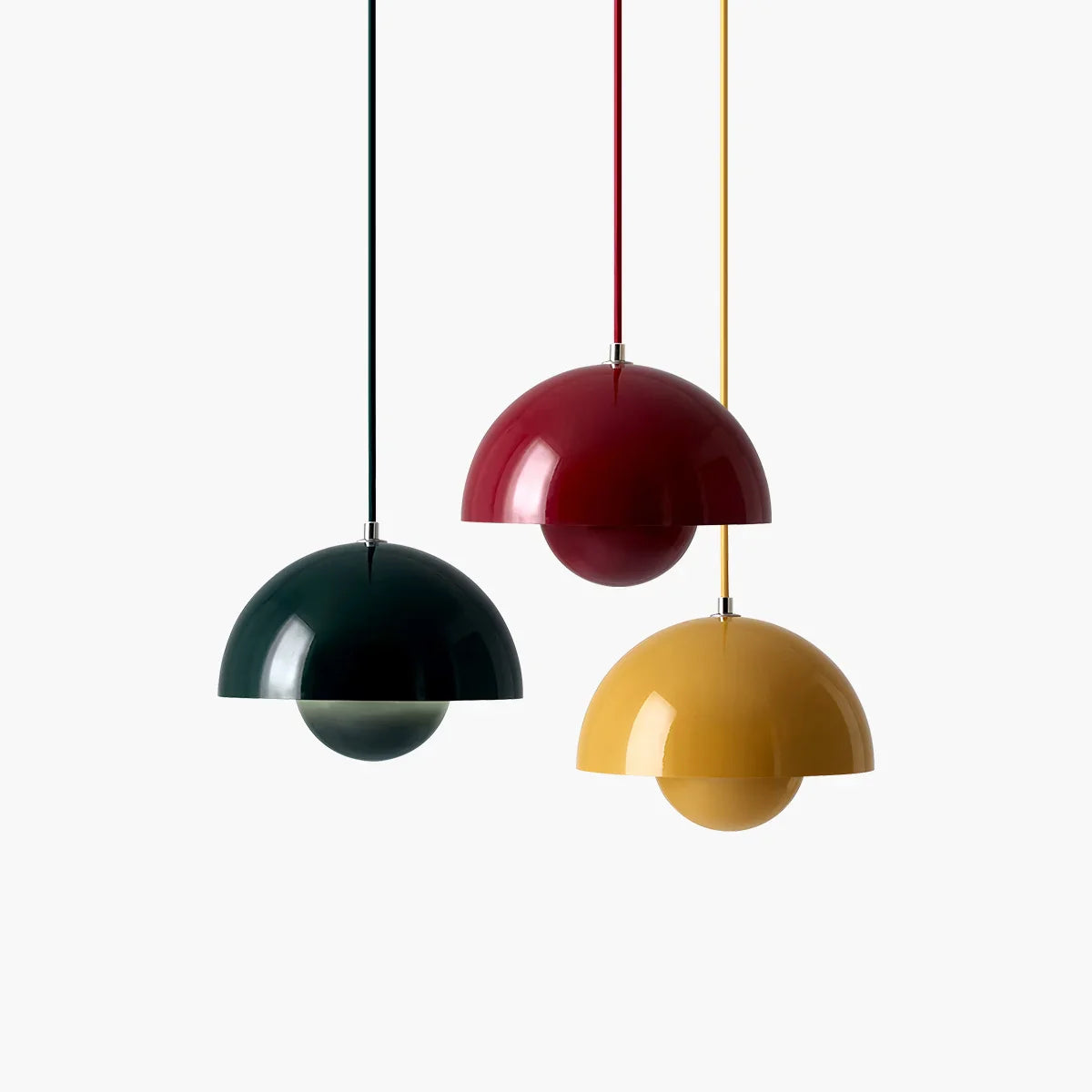flairel Nordic Colorful Flower Bud Pendant Light