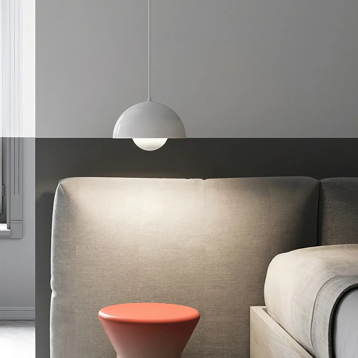 flairel Nordic Colorful Flower Bud Pendant Light
