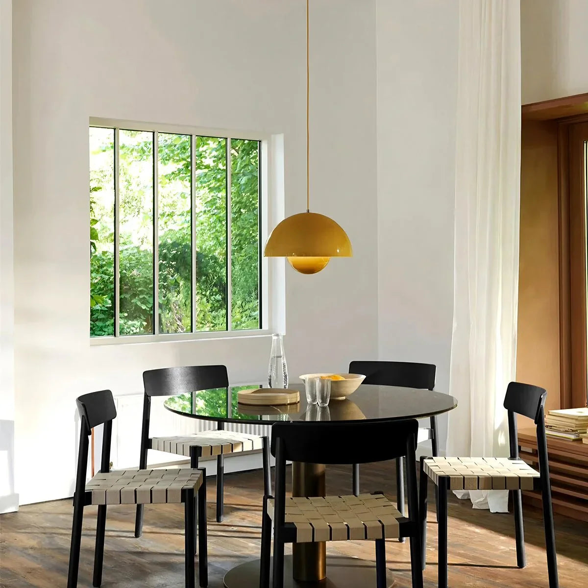 flairel Nordic Colorful Flower Bud Pendant Light