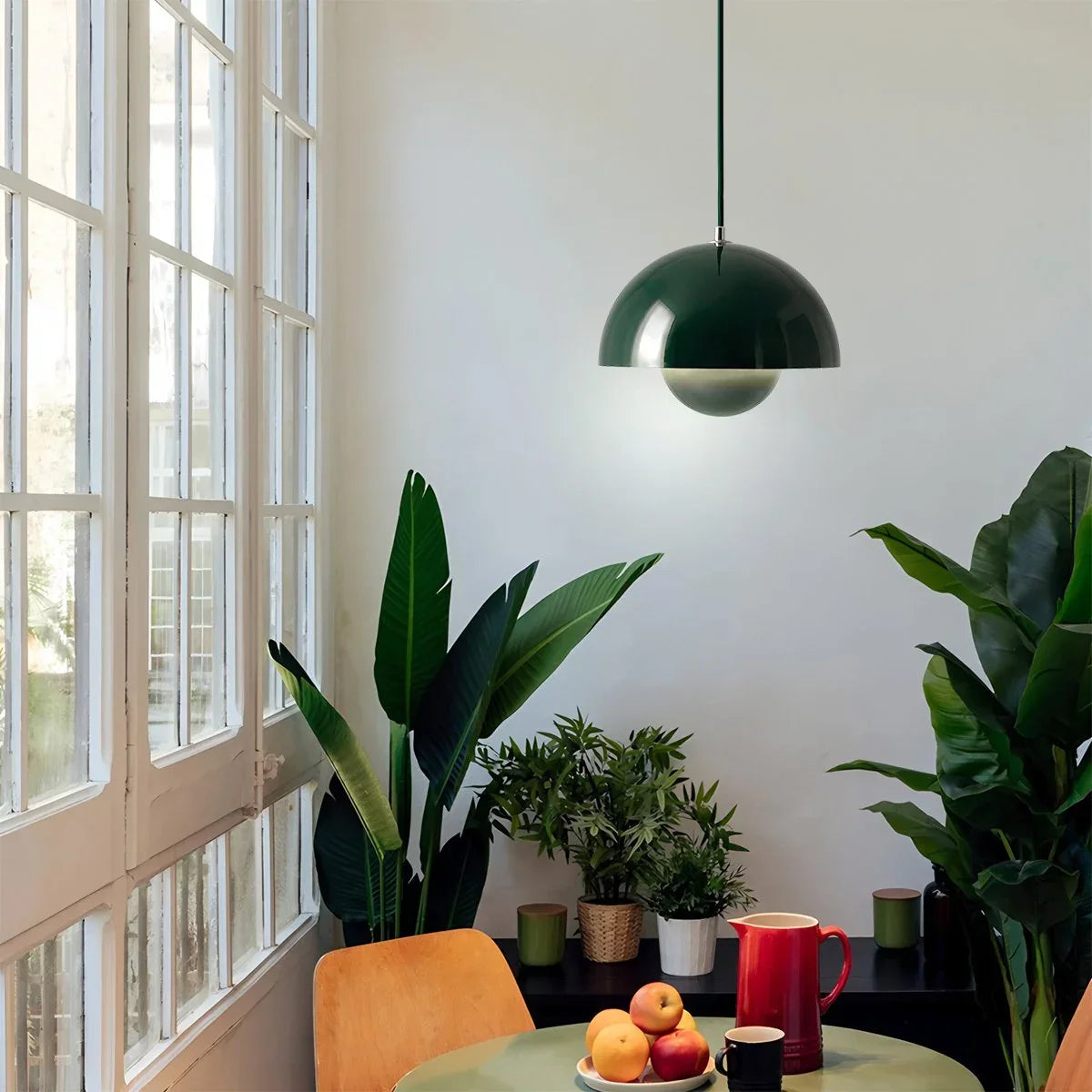 flairel Nordic Colorful Flower Bud Pendant Light