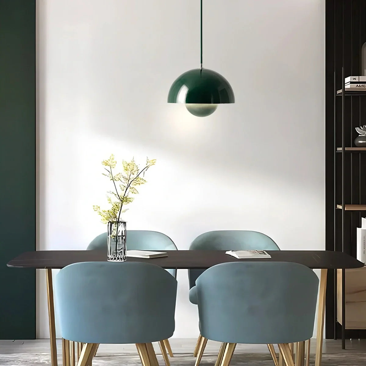 flairel Nordic Colorful Flower Bud Pendant Light