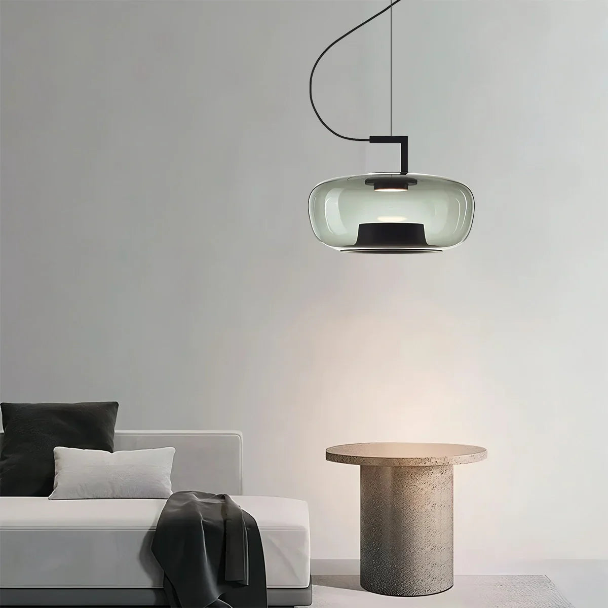 flairel Nordic Minimalist Glass Pendant Light