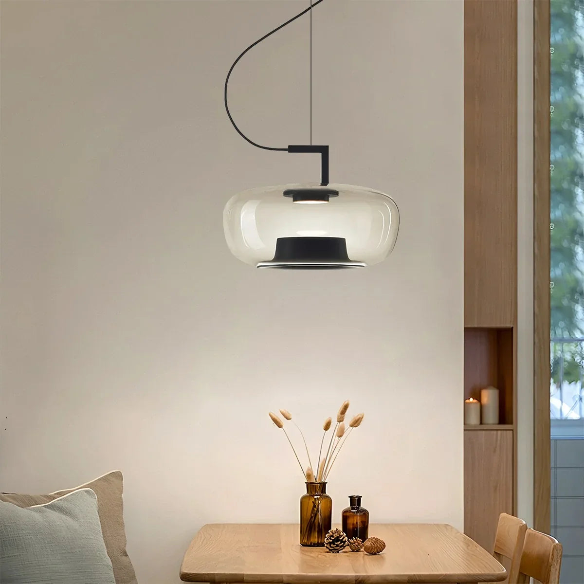 flairel Nordic Minimalist Glass Pendant Light