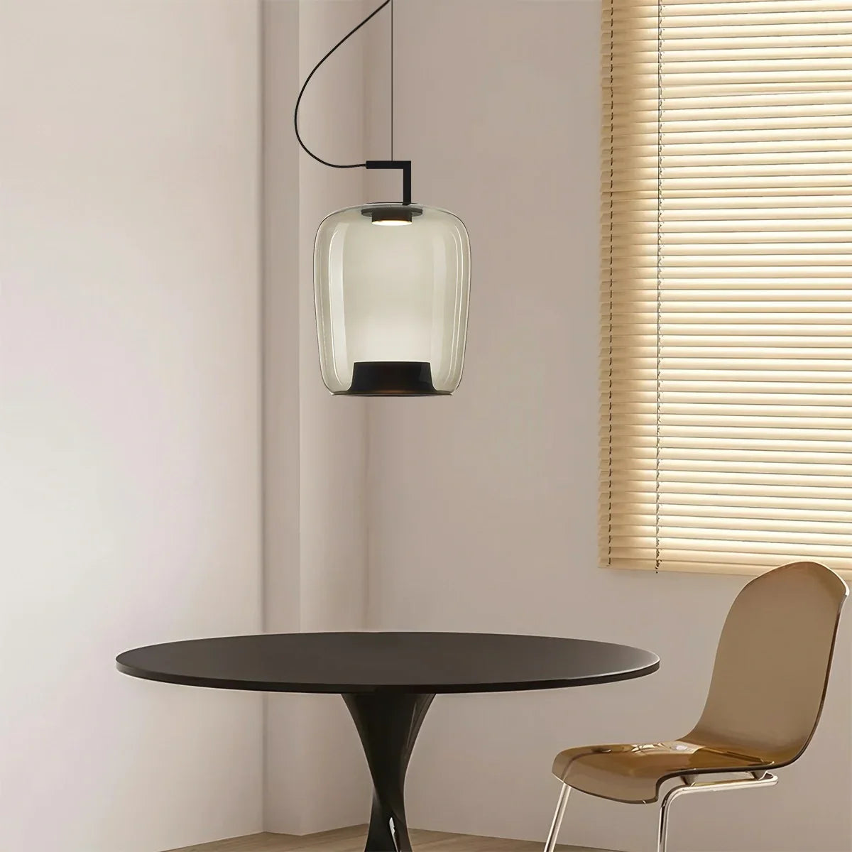 flairel Nordic Minimalist Glass Pendant Light