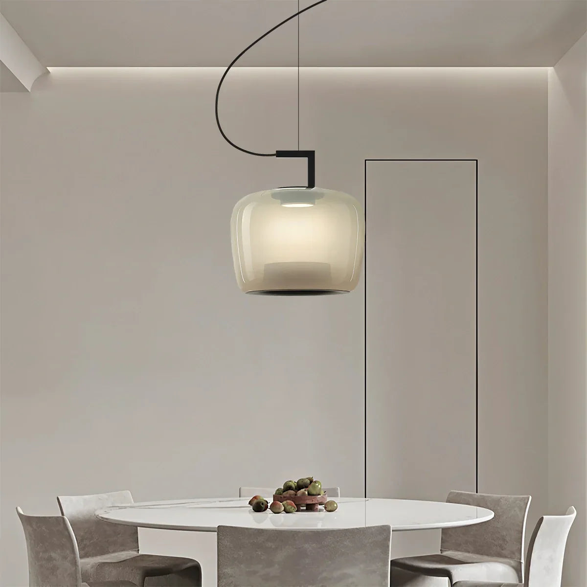 flairel Nordic Minimalist Glass Pendant Light