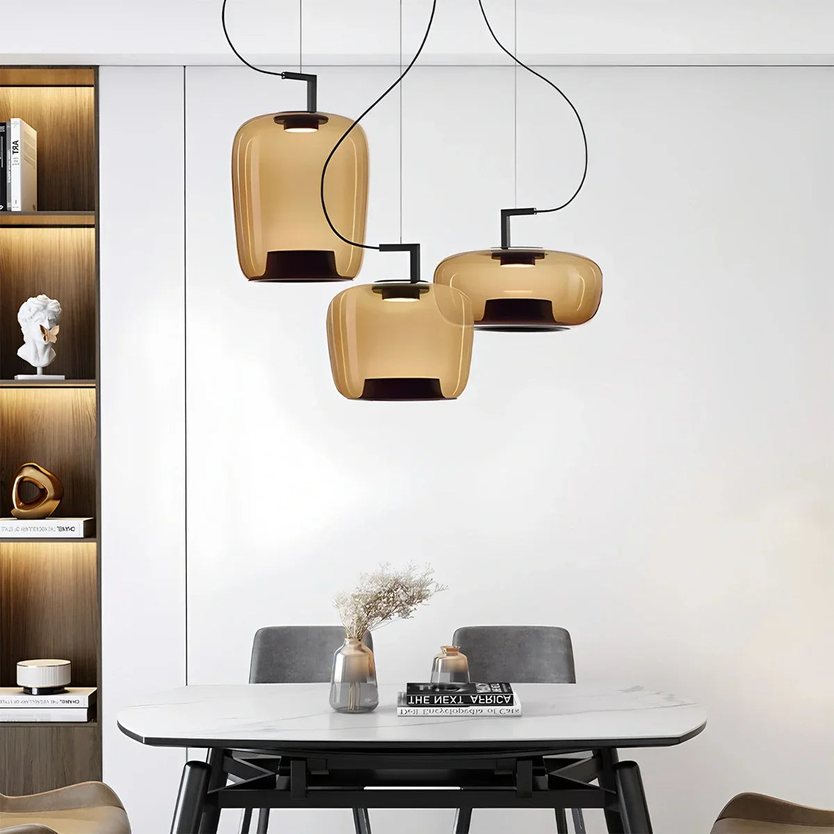 flairel Nordic Minimalist Glass Pendant Light