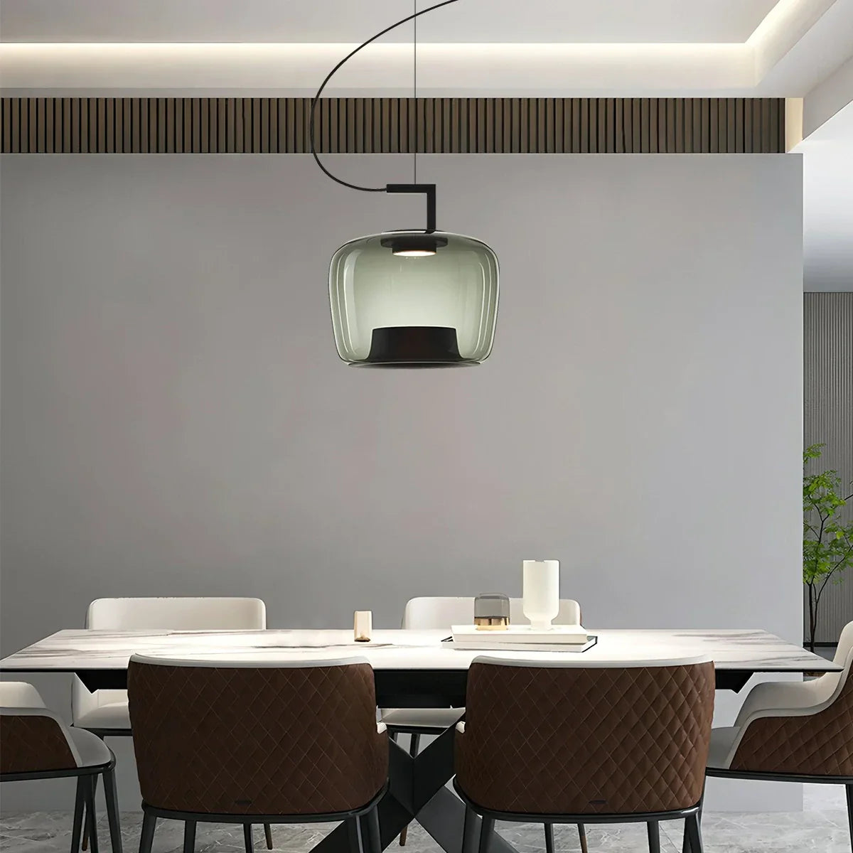 flairel Nordic Minimalist Glass Pendant Light