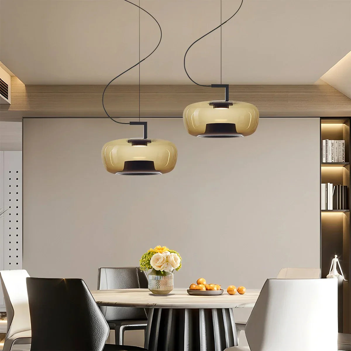 flairel Nordic Minimalist Glass Pendant Light