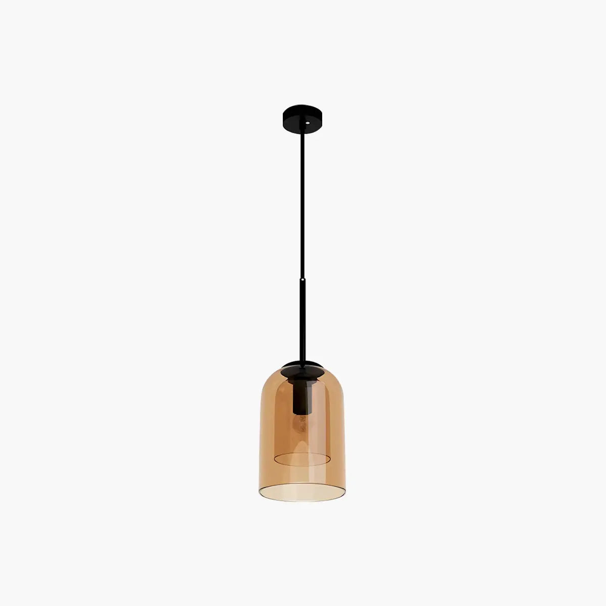 flairel Otzara Double Glass Pendant Light for Dining Area