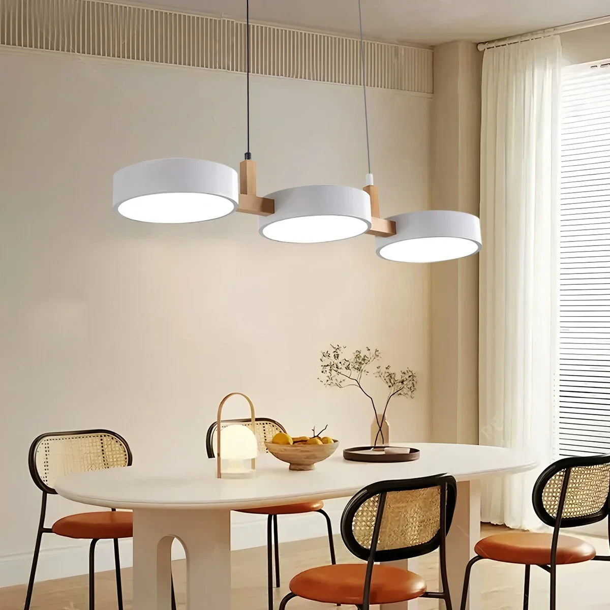 flairel Rangeen Disc Splicing Pendant Light for Dining Room