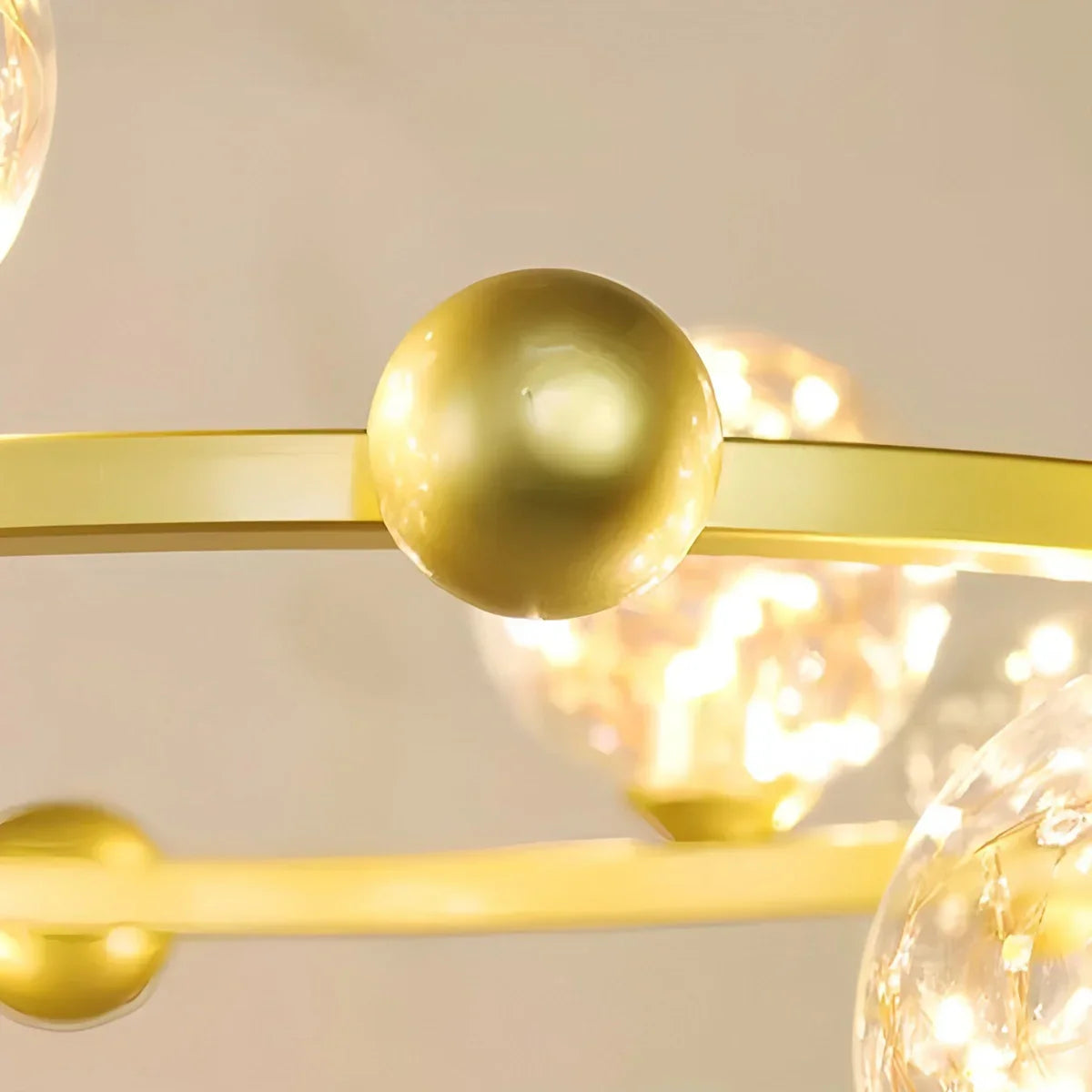 flairel Robina Bubble Glass Chandelier for Living Room