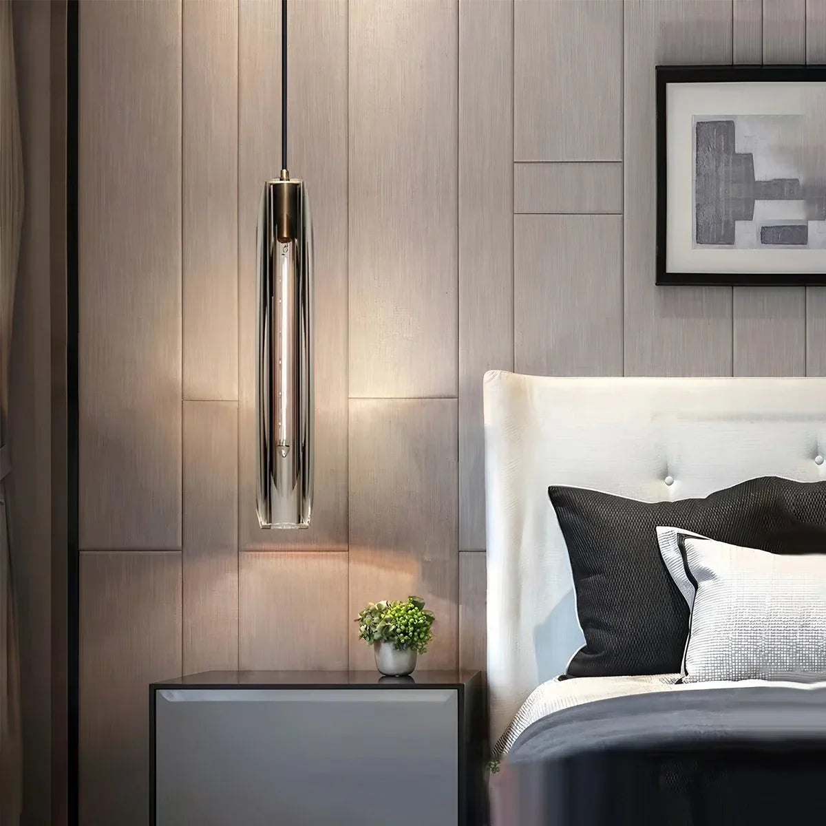 flairel Rod Light Elegant Post Modern Pendant Light