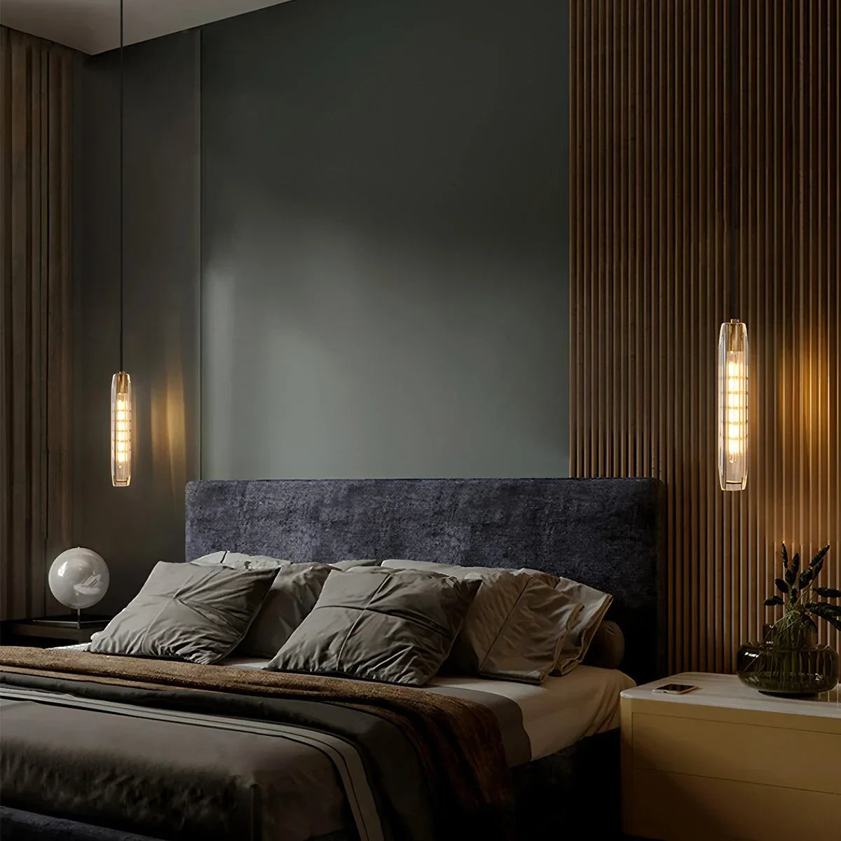 flairel Rod Light Elegant Post Modern Pendant Light