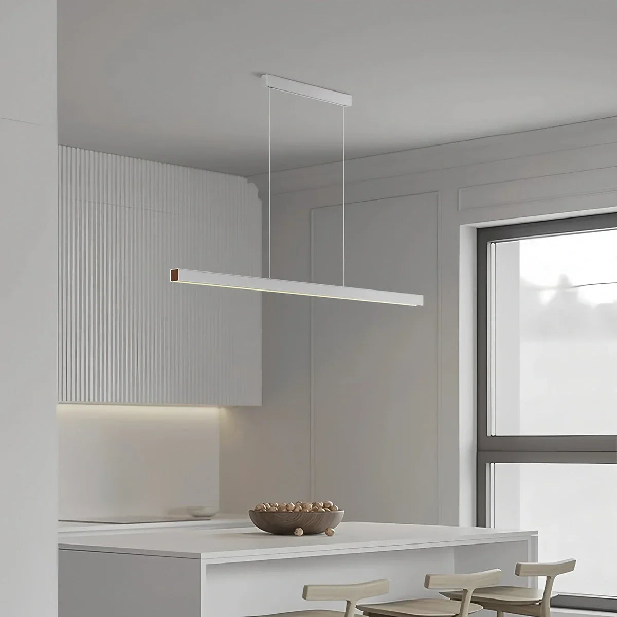 flairel Roman Column Linear Pendant Light for Kitchen