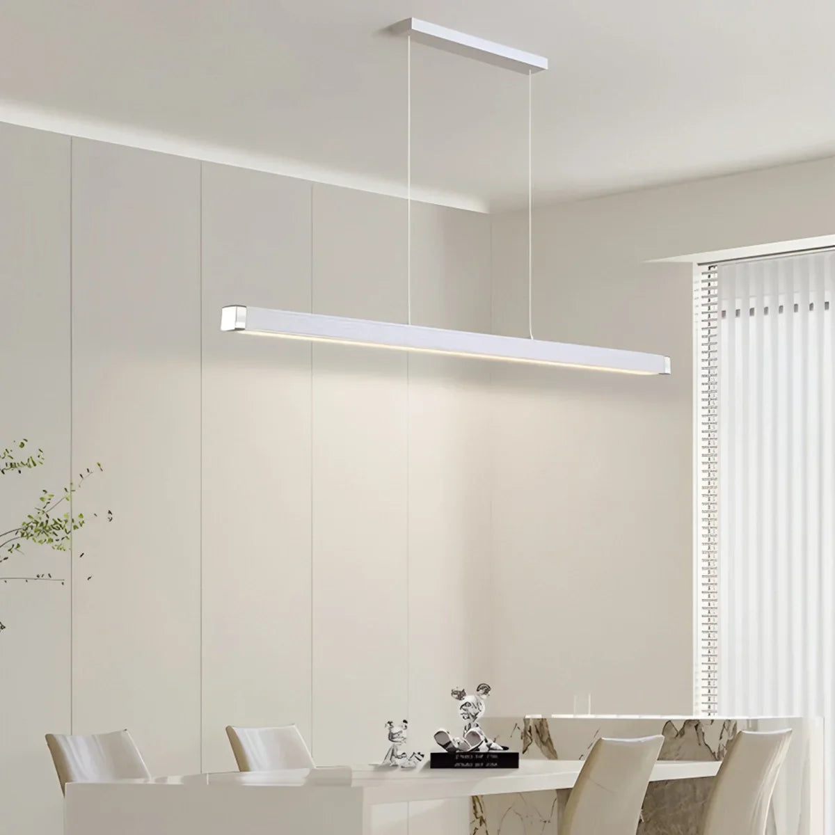 flairel Roman Column Linear Pendant Light for Kitchen
