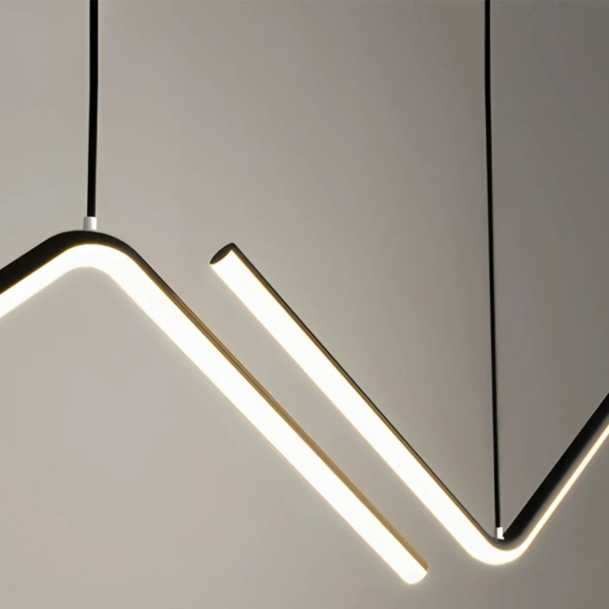 flairel Serena Z-shaped Pendant Light for Dining Room