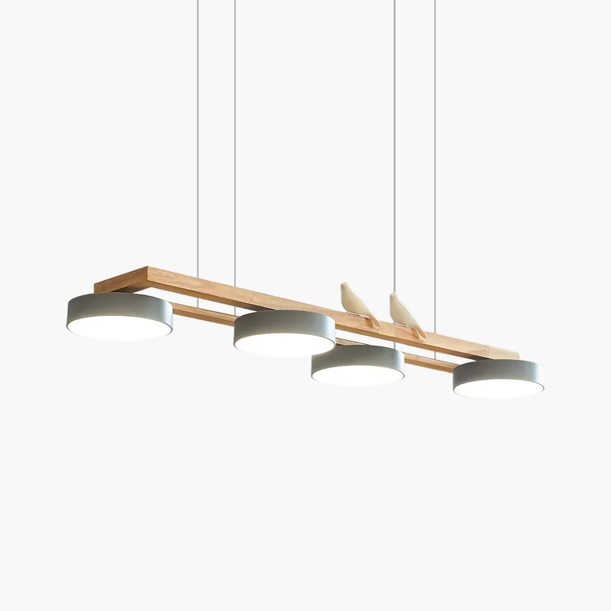 flairel Sienna Bird Long Chandelier for Dining Room