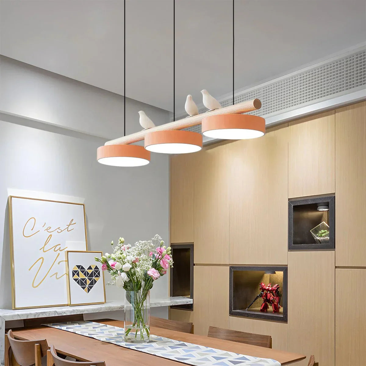 flairel Sienna Bird Pendant Lamp for Dining Room