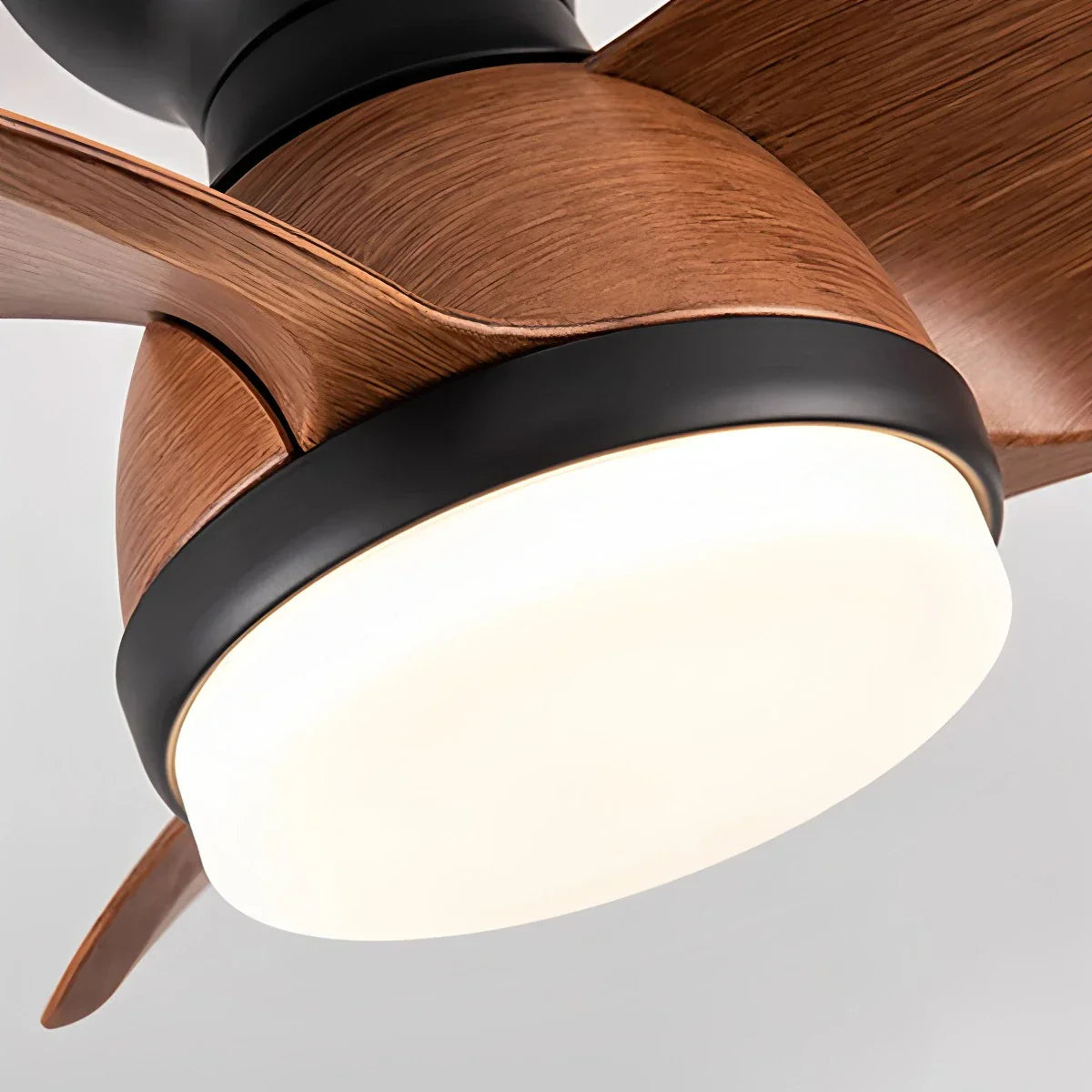 flairel Small Flush Mount Ceiling Fan with Light