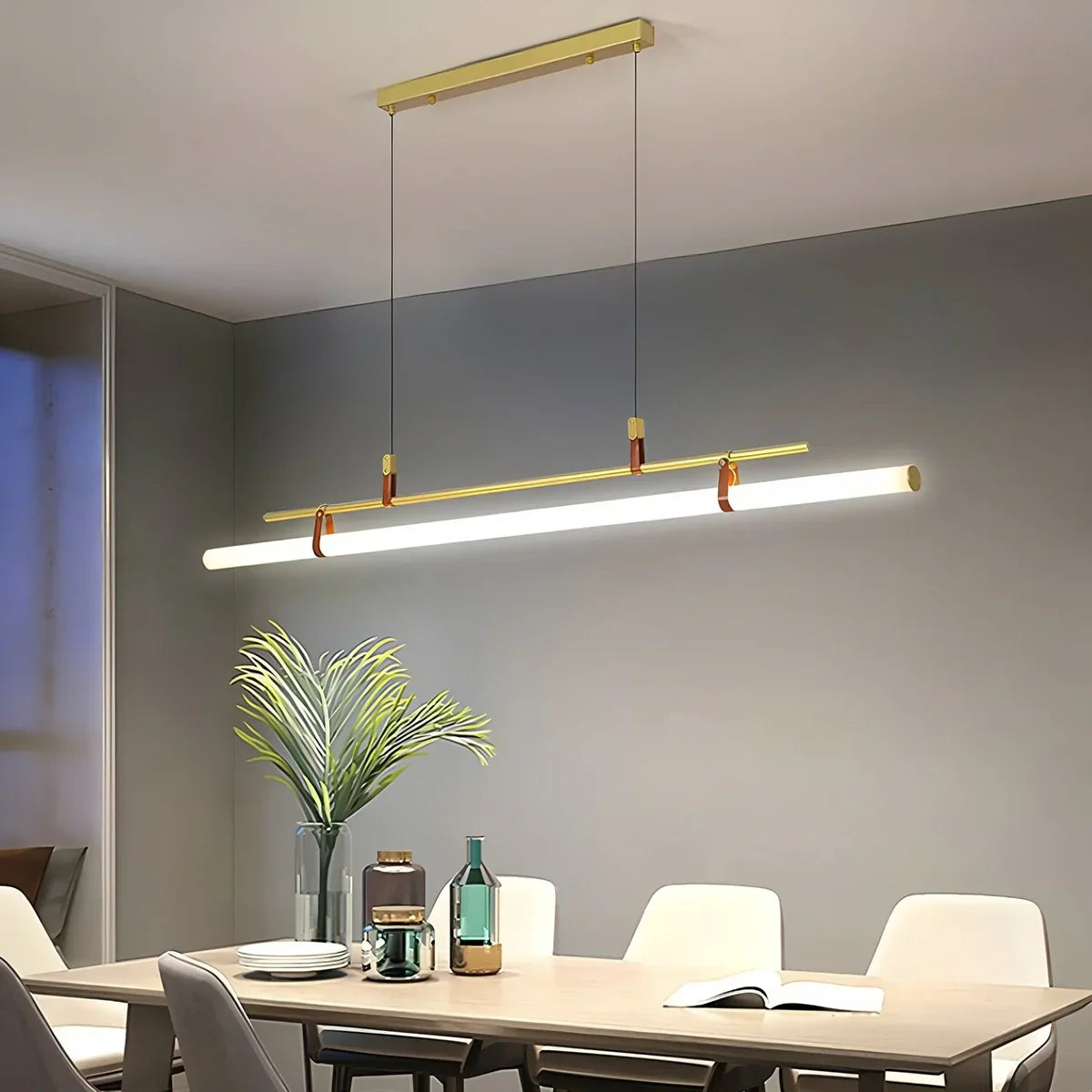 flairel Solin Linear LED Pendant Light for Dining Area