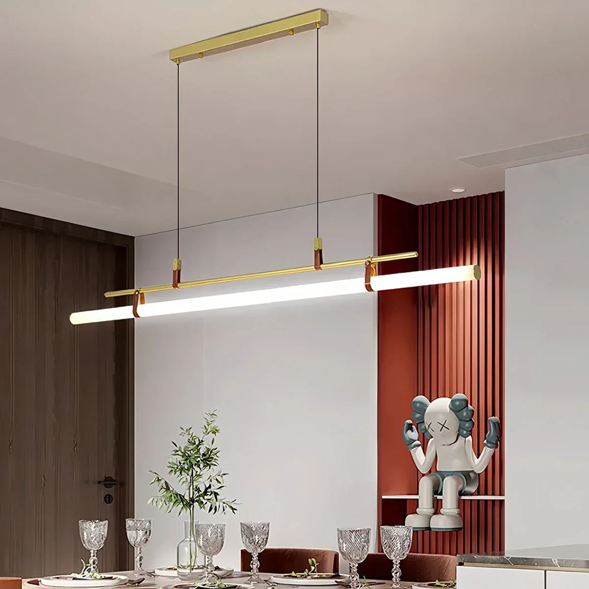 flairel Solin Linear LED Pendant Light for Dining Area