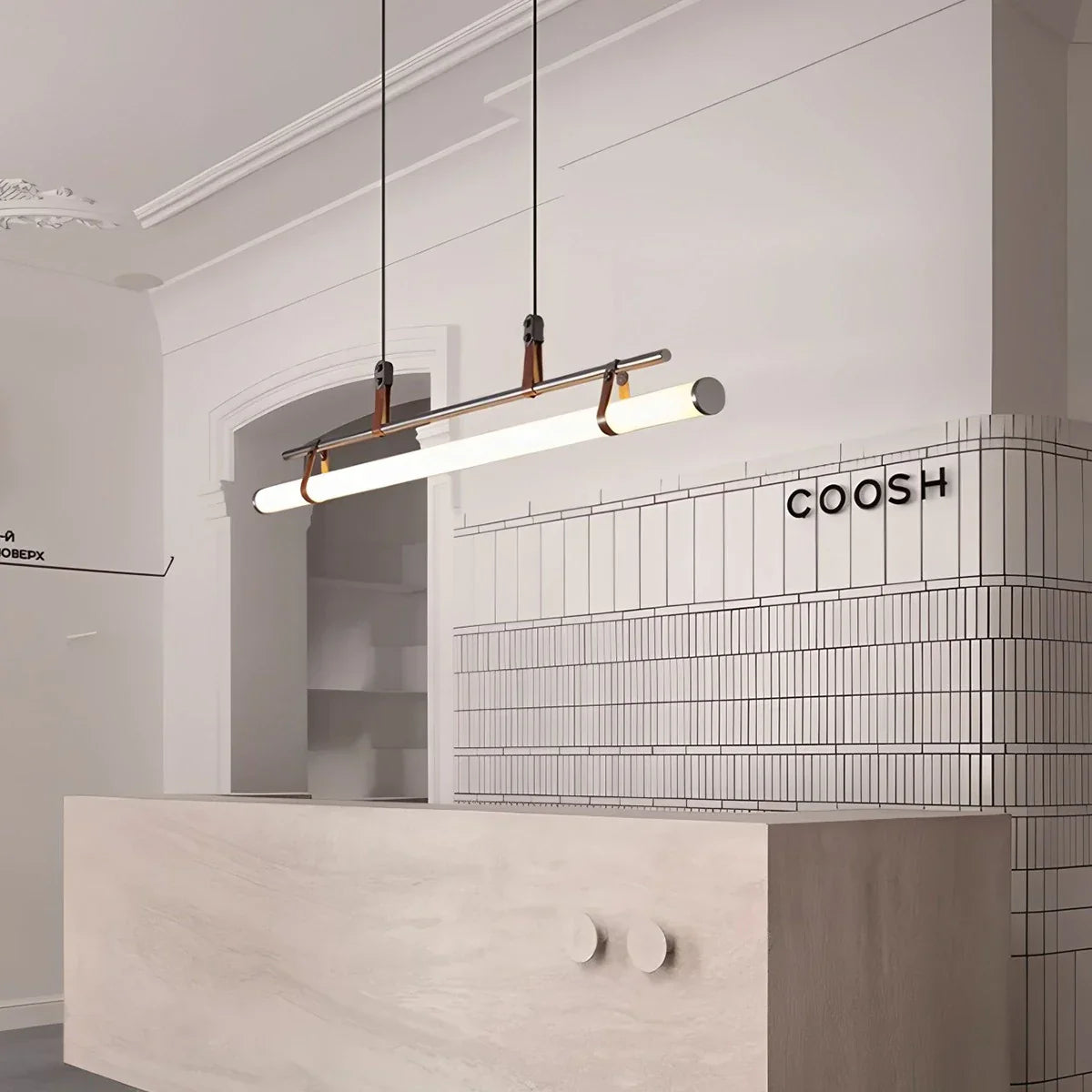 flairel Solin Linear LED Pendant Light for Dining Area
