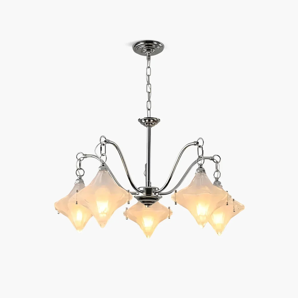 flairel Sylume Star-Shaped Chandelier for Living Room