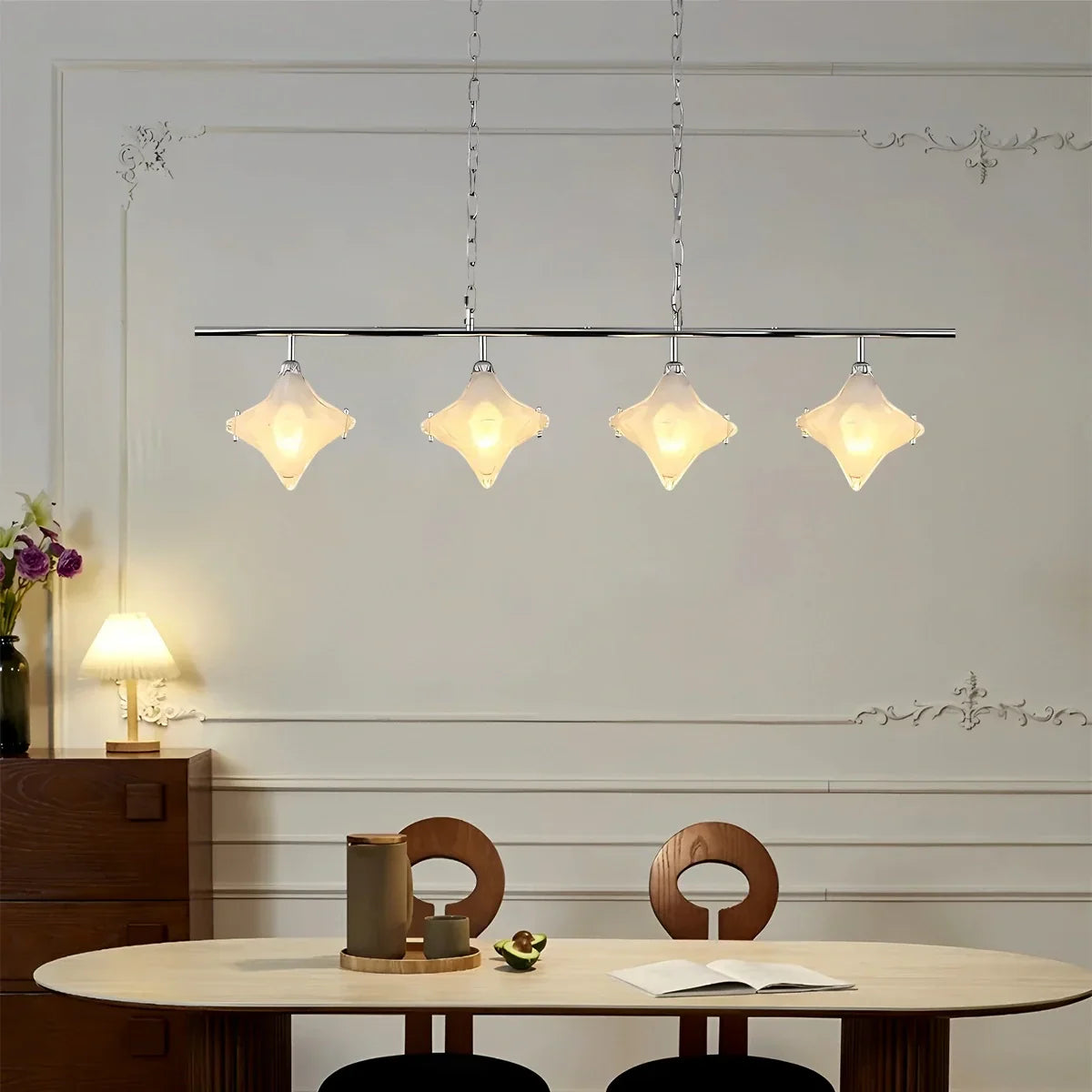 flairel Sylume Star-Shaped Chandelier for Living Room