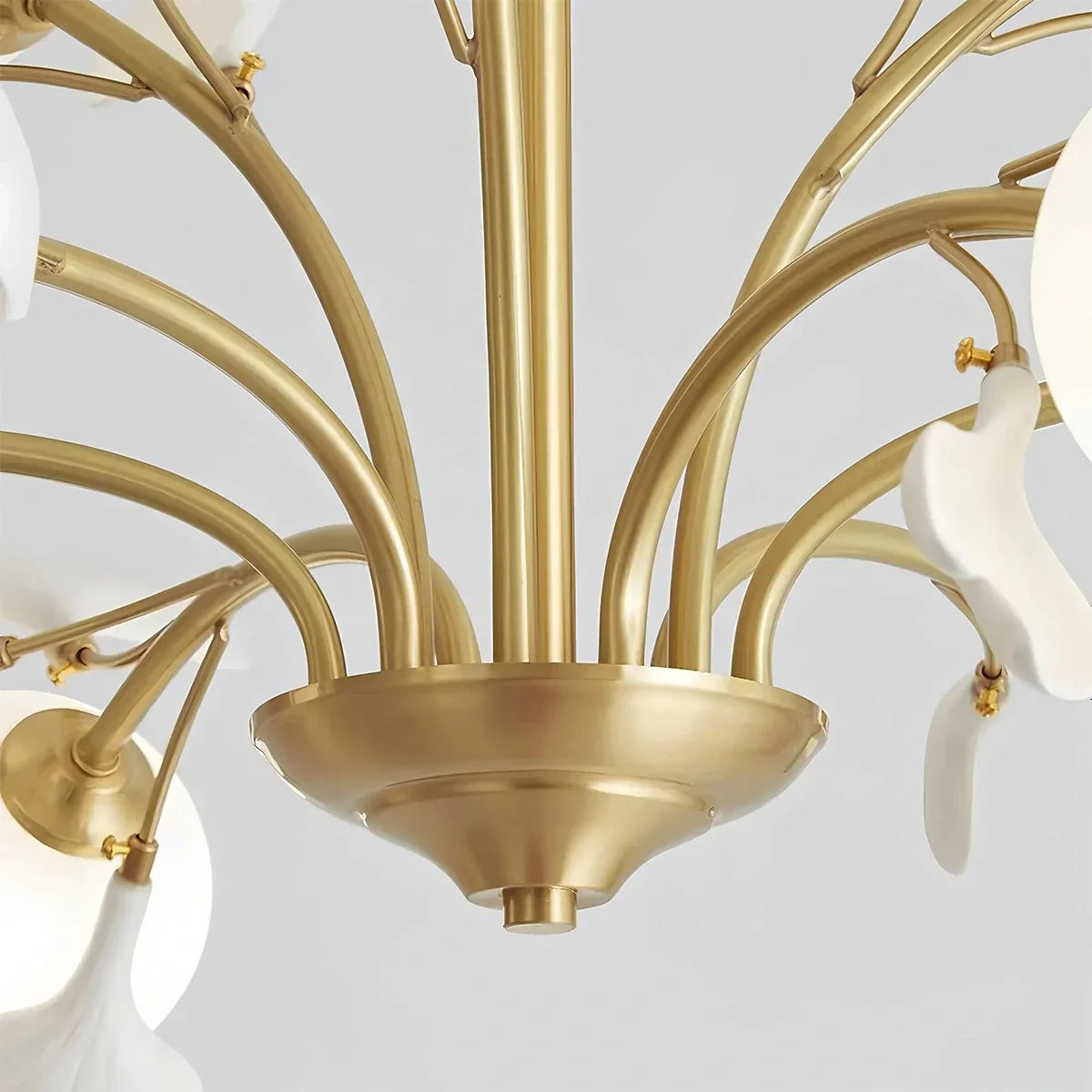 flairel Thalassa Ginkgo Chandelier for Living Room