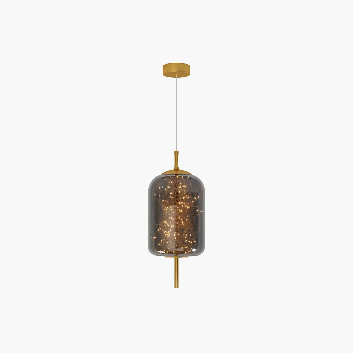 flairel Twirl Modern Pendant Light for Bedroom