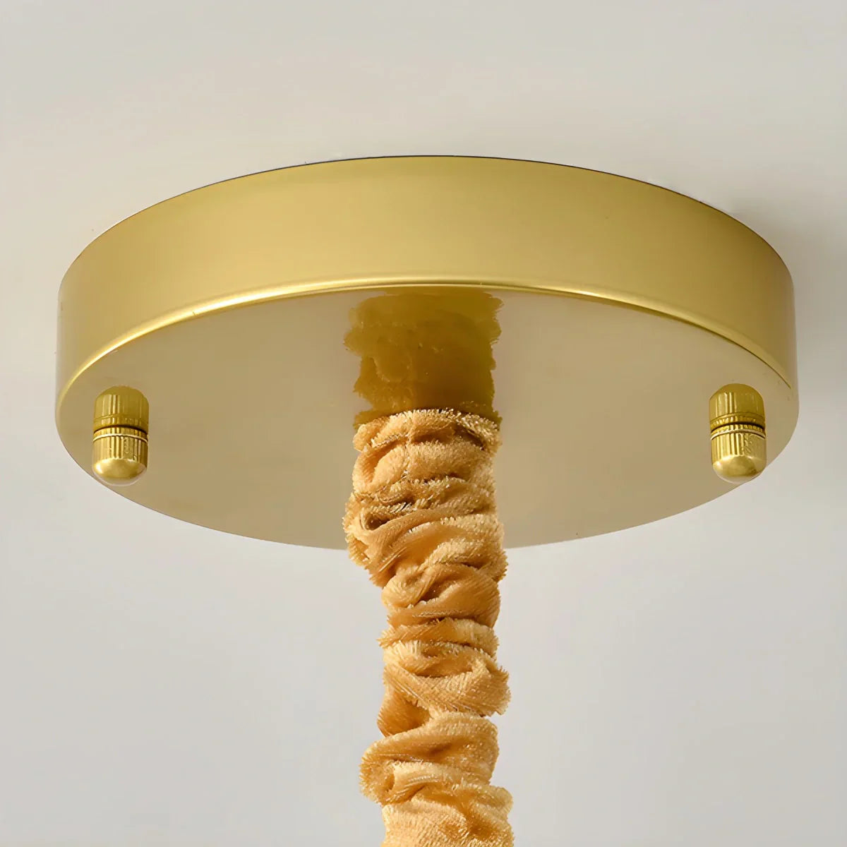flairel U-Shaped Milk Glass Chandelier