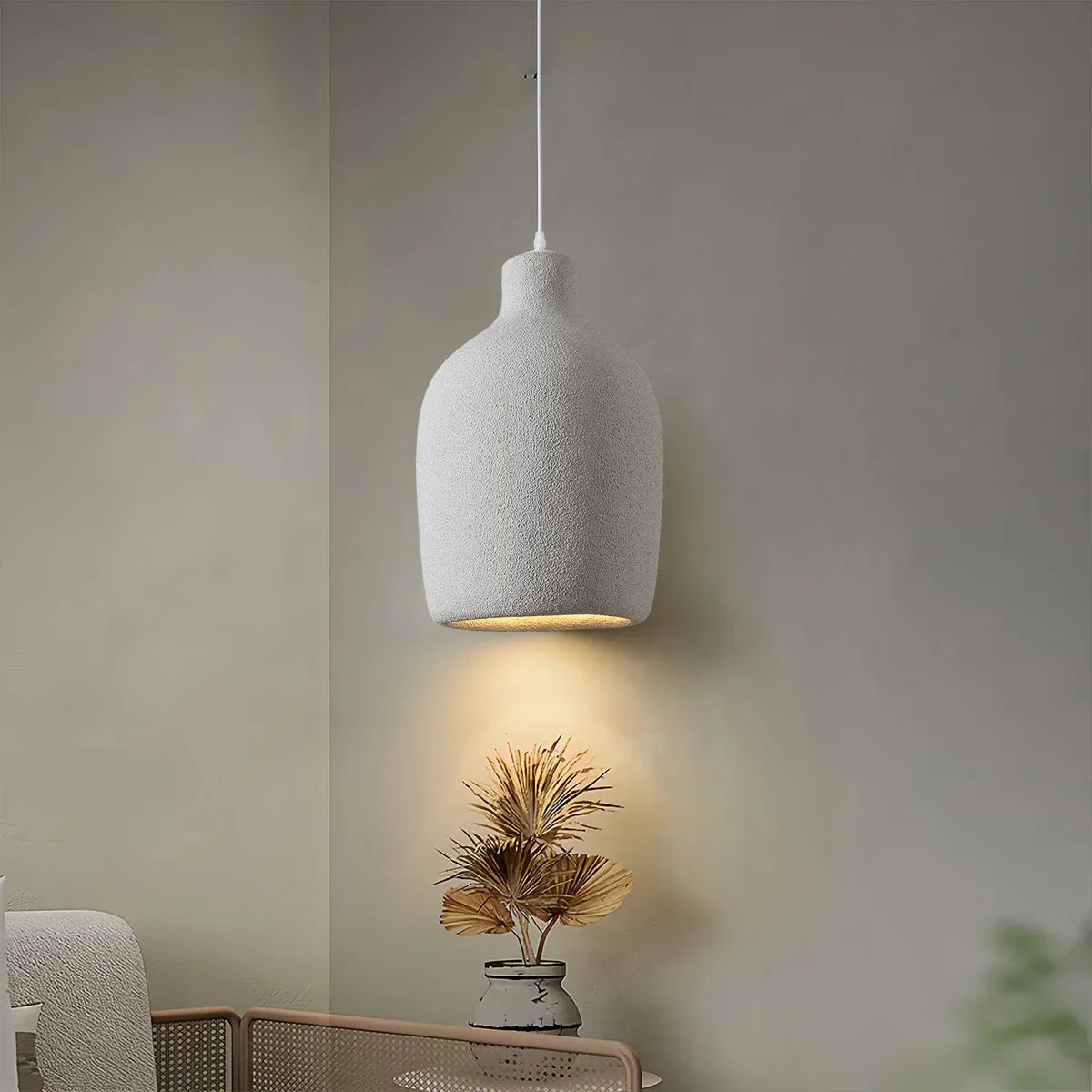 flairel Wabi Sabi Style Dining Room Pendant Light