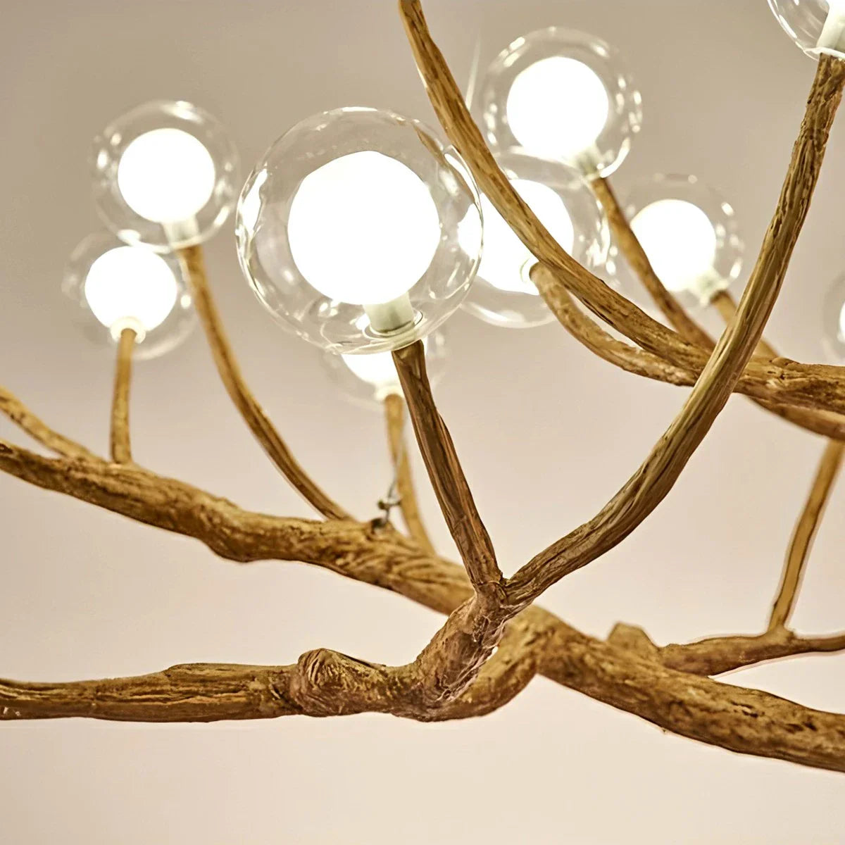flairel Arvore Branch Glass Chandelier for Dining Room
