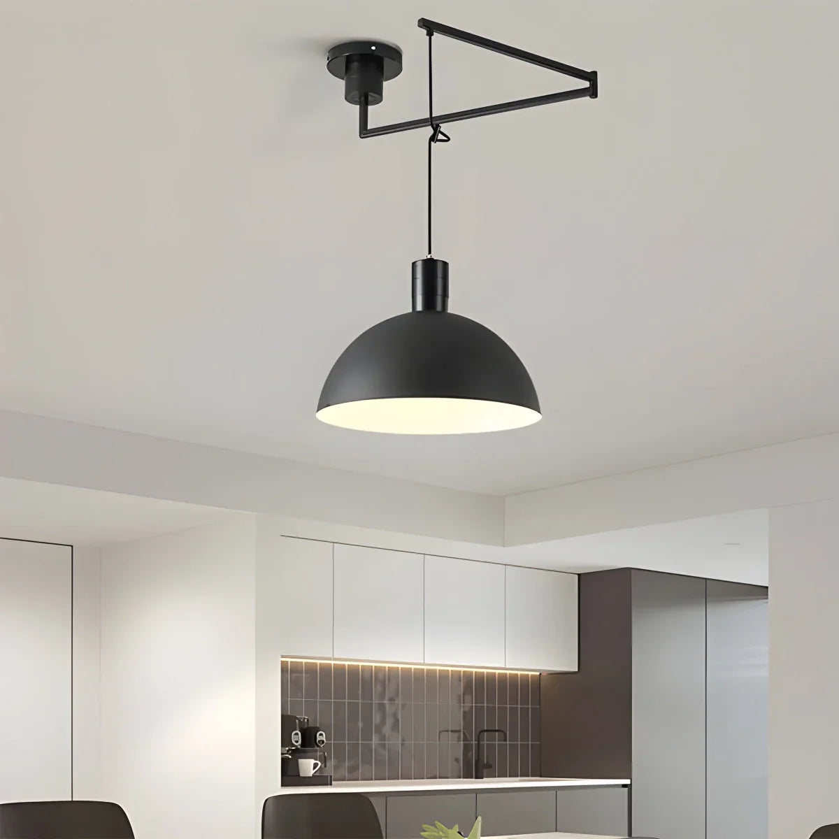 flairel Bauhaus Creative Rocker Glass Pendant Light