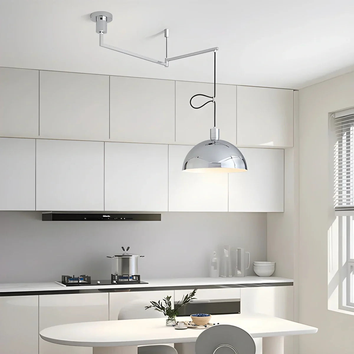 flairel Bauhaus Creative Rocker Glass Pendant Light
