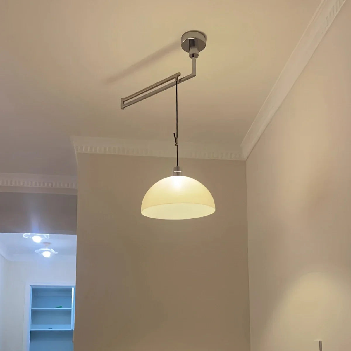 flairel Bauhaus Creative Rocker Glass Pendant Light