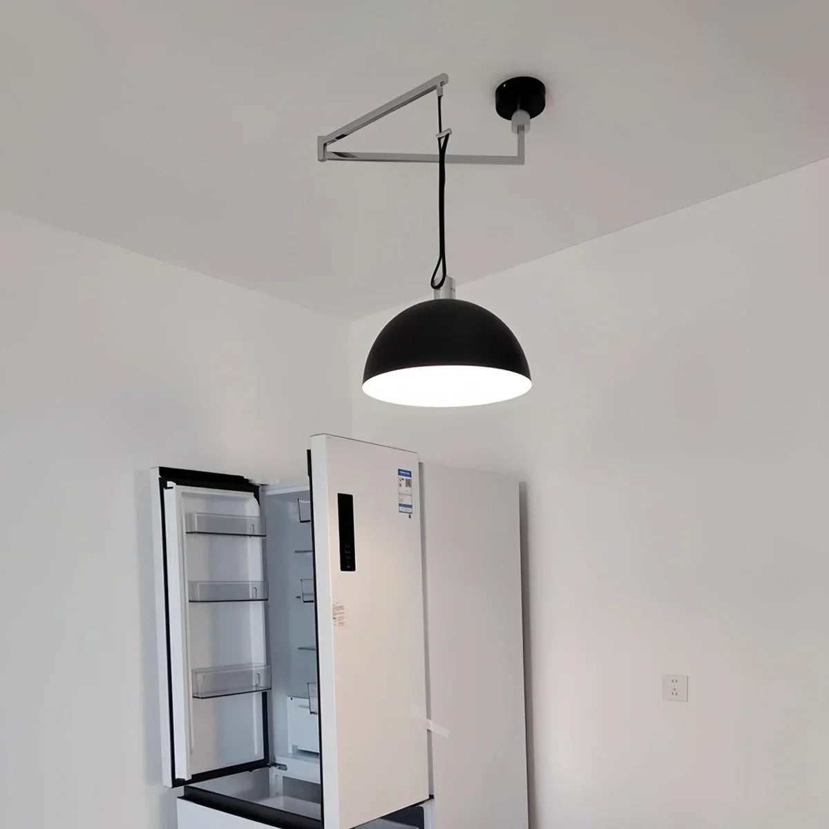 flairel Bauhaus Creative Rocker Glass Pendant Light