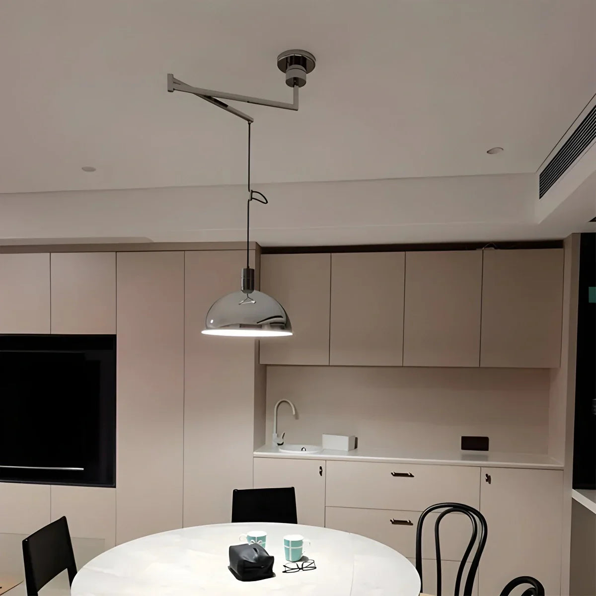 flairel Bauhaus Creative Rocker Glass Pendant Light