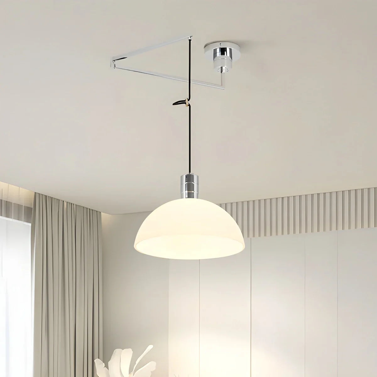 flairel Bauhaus Creative Rocker Glass Pendant Light