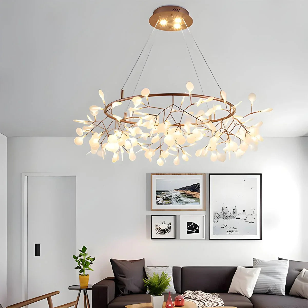 flairel Branch Firefly Chandelier for Living Room